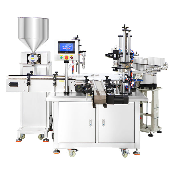 ZONESUN ZS-AFC26 Automatic Paste Bottle Filling Capping Machine
