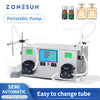 ZONESUN ZS-YTPP2W Semi-automatic 2 Nozzles Peristaltic Pump Liquid Filling Machine