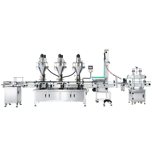 ZONESUN ZS-FMYG1 Powder Filling & Capping Line with Servo Auger System