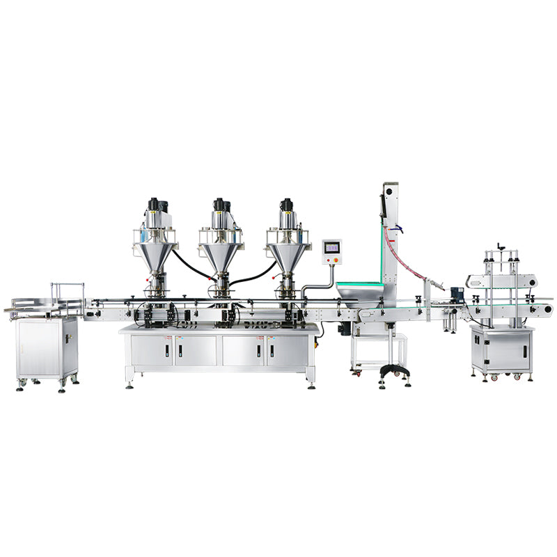 ZONESUN ZS-FMYG1 Powder Filling & Capping Line with Servo Auger System