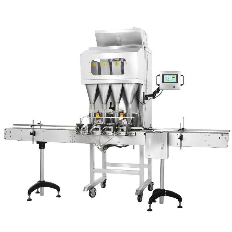 ZONESUN ZS-GW4 Automatic 4 Heads Granule Weighing Filling Machine