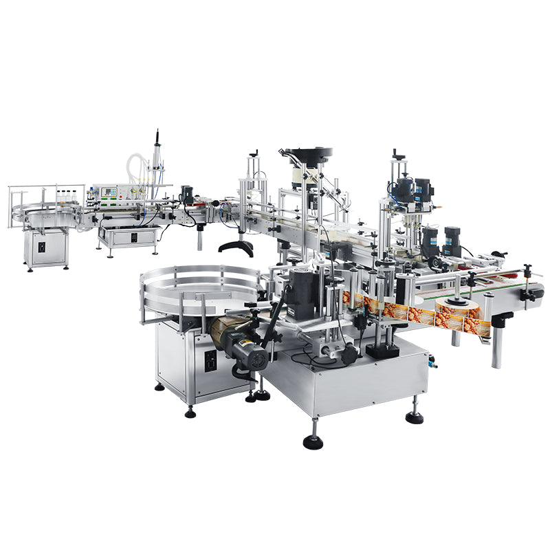 ZONESUN ZS-FAL180D6 Automatic Liquid Filling Capping Labeling Line