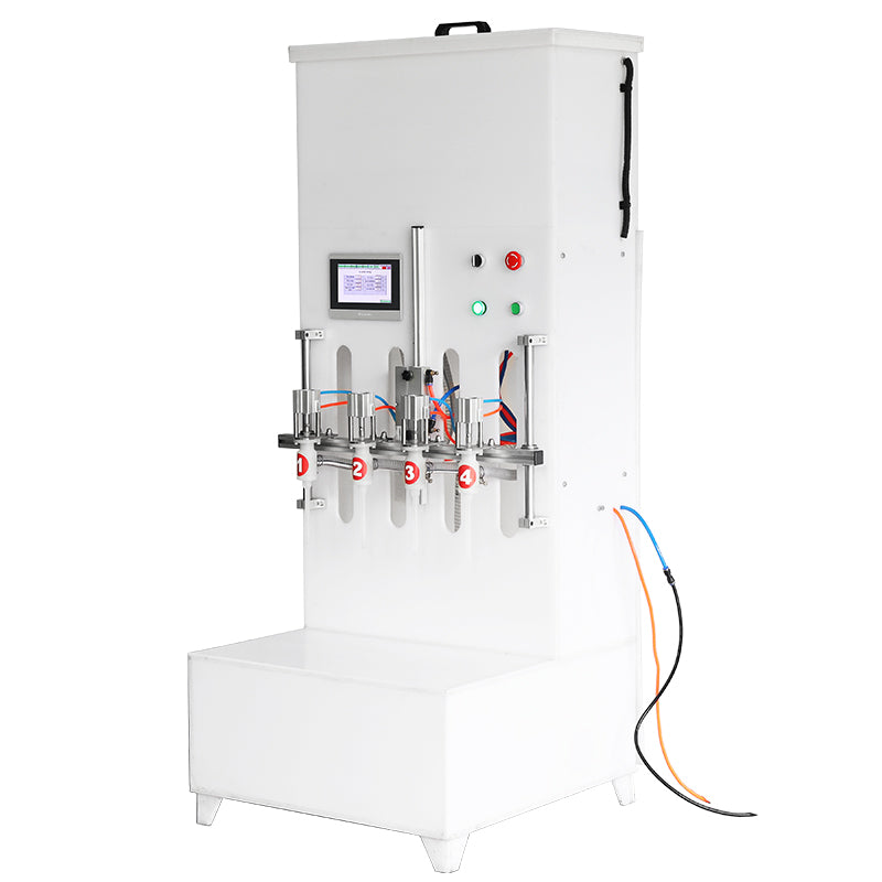 ZONESUN ZS‑YTCR4 Semi‑automatic Corrosive Liquid Filling Machine