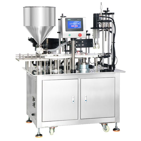 ZONESUN ZS-AFC24 Automatic Piston Pump Liquid Filling Capping Machine