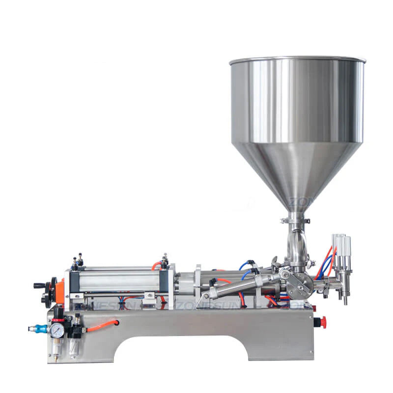 ZONESUN ZS-GT2P 2 Nozzles Fully Pneumatic Honey Ketchup Paste Filling Machine
