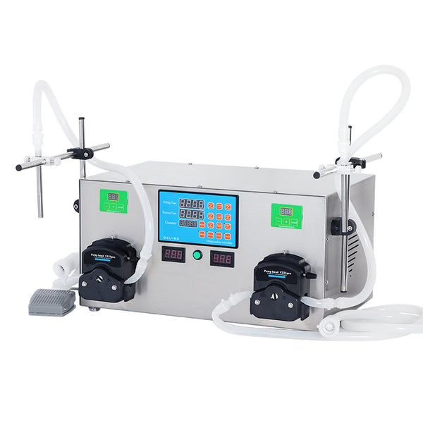 ZONESUN ZS-YTPP2W Semi-automatic 2 Nozzles Peristaltic Pump Liquid Filling Machine