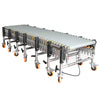 ZONESUN ZS-FCR600 Rubber Covered Extendable Roller Conveyor