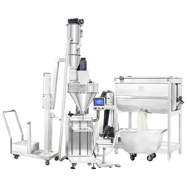 ZONESUN ZS-MB500FP Semi Automatic Powder Mixing Feeding Filling Machine