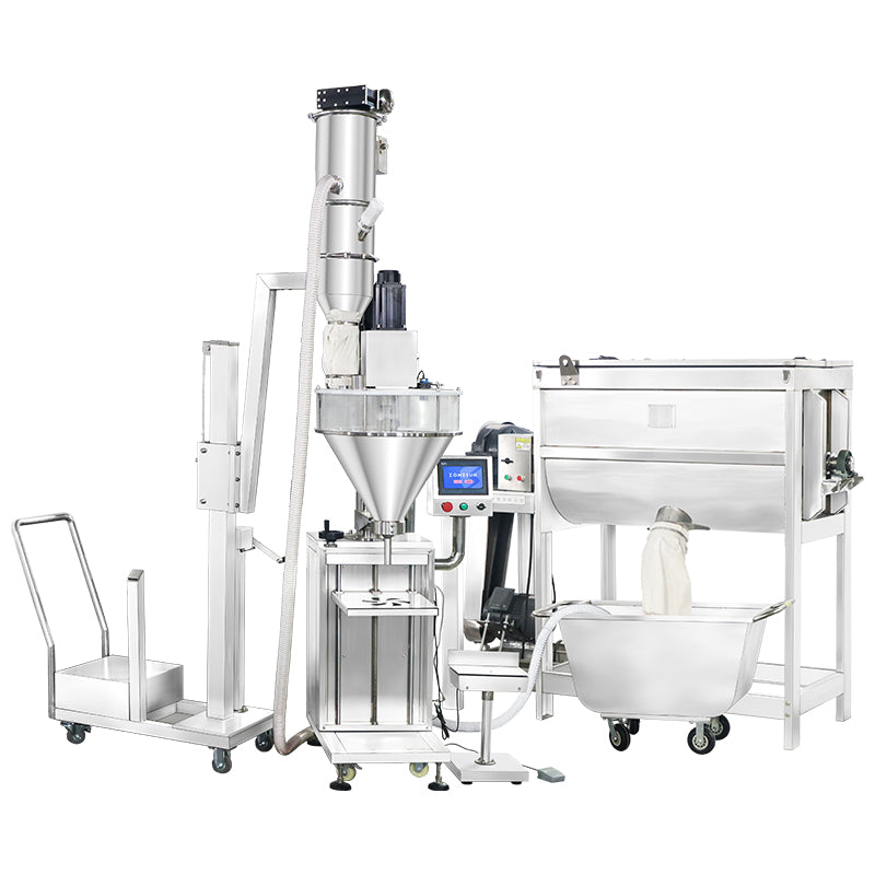 ZONESUN ZS-MB500FP Semi Automatic Powder Mixing Feeding Filling Machine