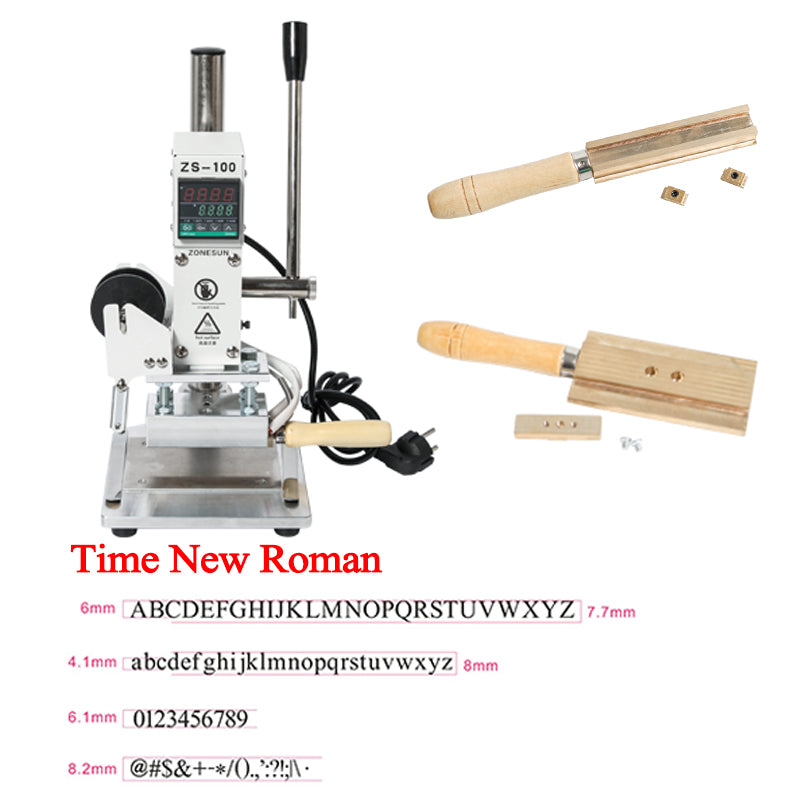 ZONESUN ZS-100A Hot Foil Stamping Machine for Pencils & Leather