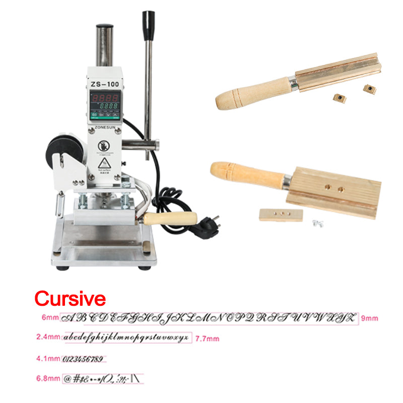 ZONESUN ZS-100A Hot Foil Stamping Machine for Pencils & Leather