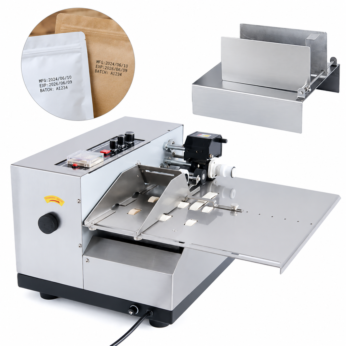 ZONESUN MY-380F Automatic Solid Ink Roll Date Coding Machine