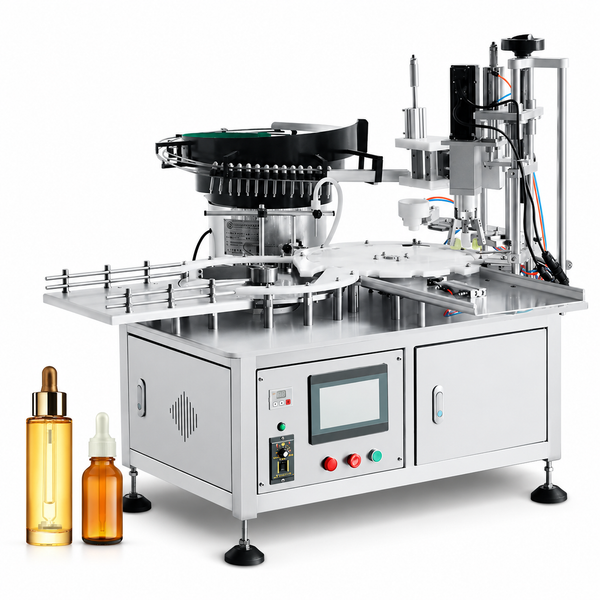 ZONESUN ZS-AFC7A Magnetic Pump Liquid Filling Capping Machine With Cap Feeder
