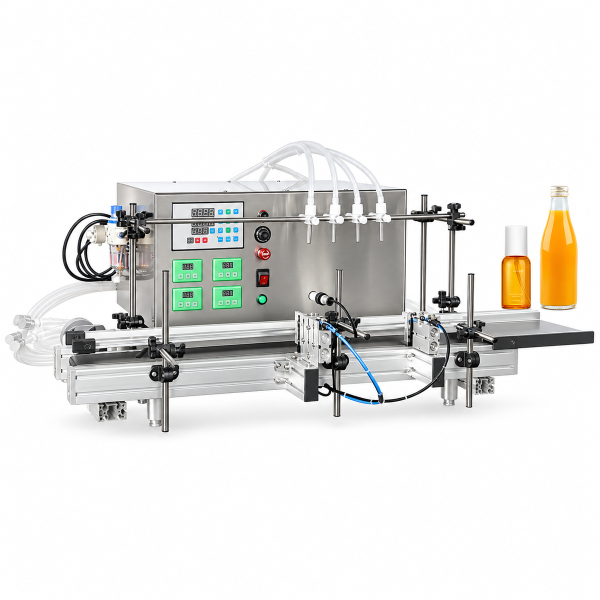 ZONESUN ZS-DTPP4F 4-Nozzle Automatic Peristaltic Pump Liquid Filling Machine