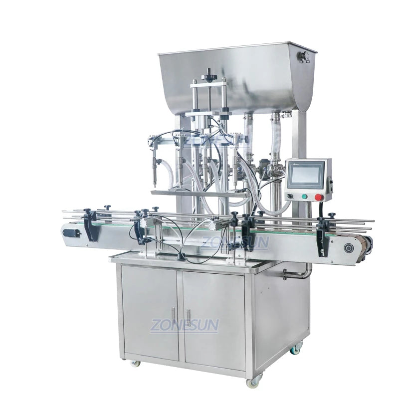 ZONESUN ZS-YT4T-4P Automatic 4 Nozzle Paste Filling Machine