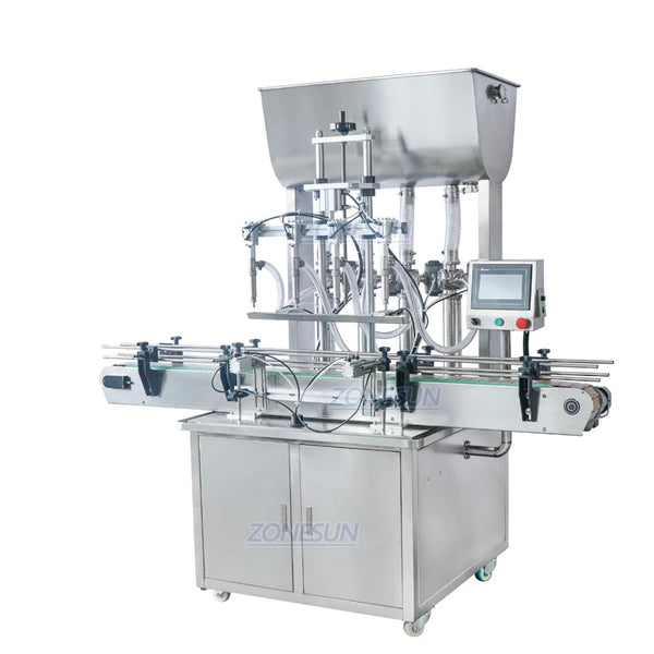 ZONESUN ZS-YT4T-4P Automatic 4 Nozzle Paste Filling Machine