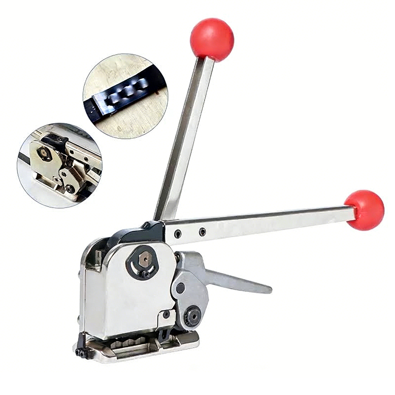 ZONESUN DB-GD35 16-19mm Manual Buckle Free Steel Belt Strapping Machine