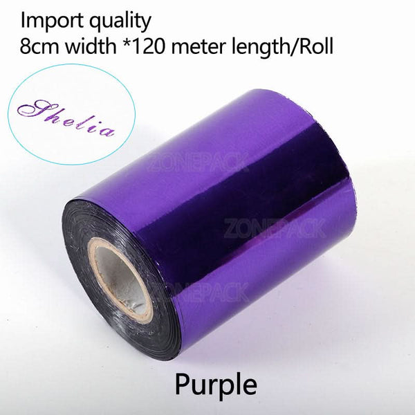 ZONESUN 8cm Hot Foil Stamping Paper Roll for Leather & Packaging Crafts