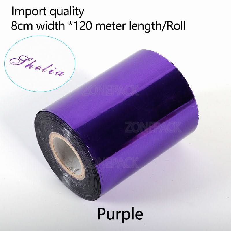 ZONESUN 8cm Hot Foil Stamping Paper Roll for Leather & Packaging Crafts
