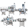 ZONESUN Small Automatic Bottle Filling Capping and Labeling Line