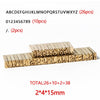 ZONESUN Alphabet Letter Fonts Of Ribbon Printer Code Printing Machine