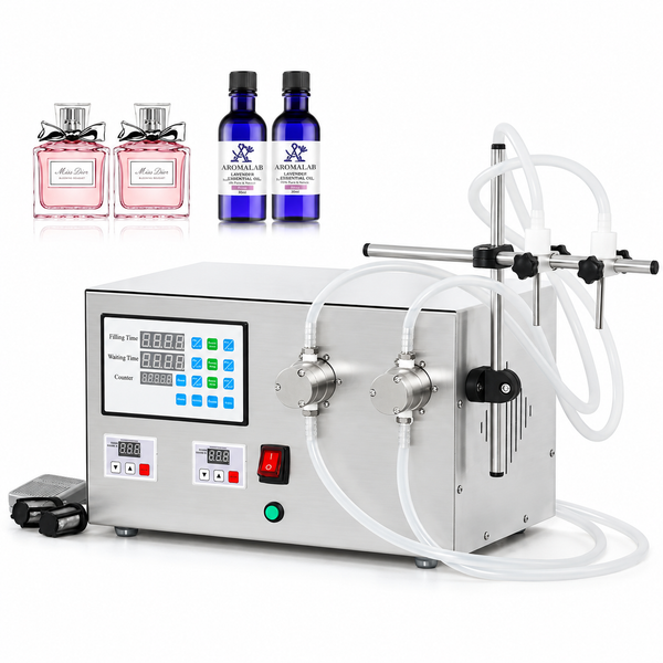 ZONESUN ZS-YTMP2S Digital 2 Head Magnetic Pump Liquid Filling Machine