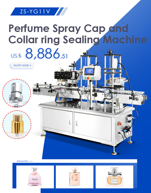 zonesun Perfume Spray Cap andCollar ring Sealing Machine