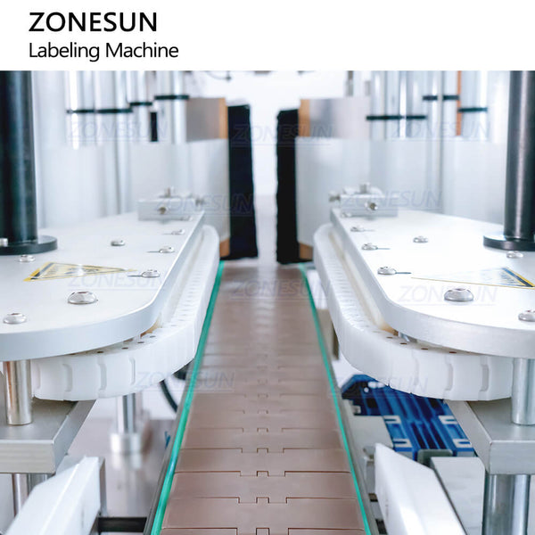 ZONESUN ZS-TB600 Double-Sided Square Bottle Labeling Machine