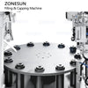 ZONESUN ZS-AFC23 Automatic Piston Pump Liquid Paste Filling Capping Machine