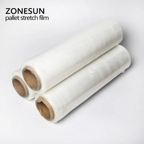 ZONESUN Micron Stretch Wrap Plastic Stretch Film Black Hand Pallet Shrink Wrap Factory