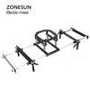 ZONESUN  Electric Cement Mixer Stirrer Adjustable 6-Speed Handheld Concrete Mixer for Mortars Paint Mud Grout
