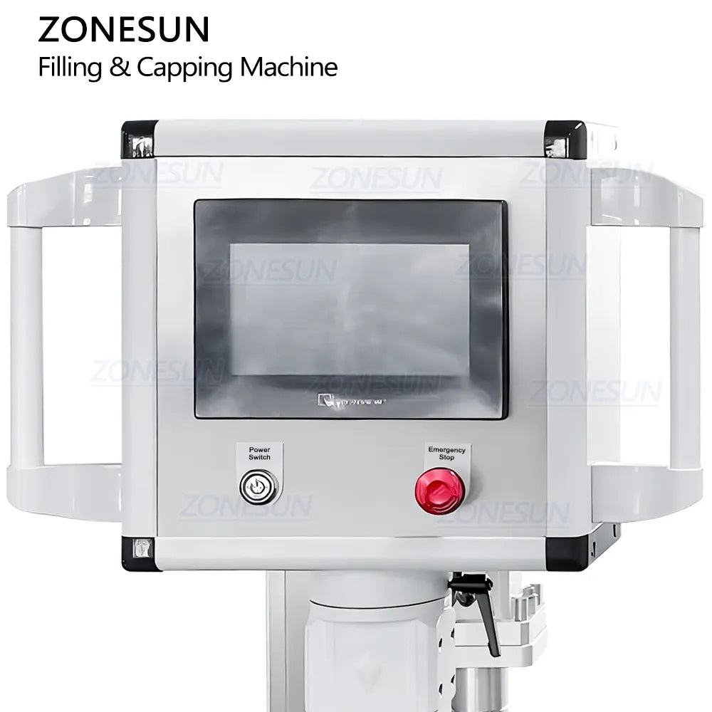 ZONESUN ZS-AFC23 Automatic Piston Pump Liquid Paste Filling Capping Machine