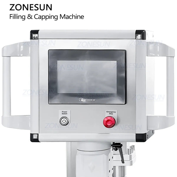 ZONESUN ZS-AFC23 Automatic Piston Pump Liquid Paste Filling Capping Machine