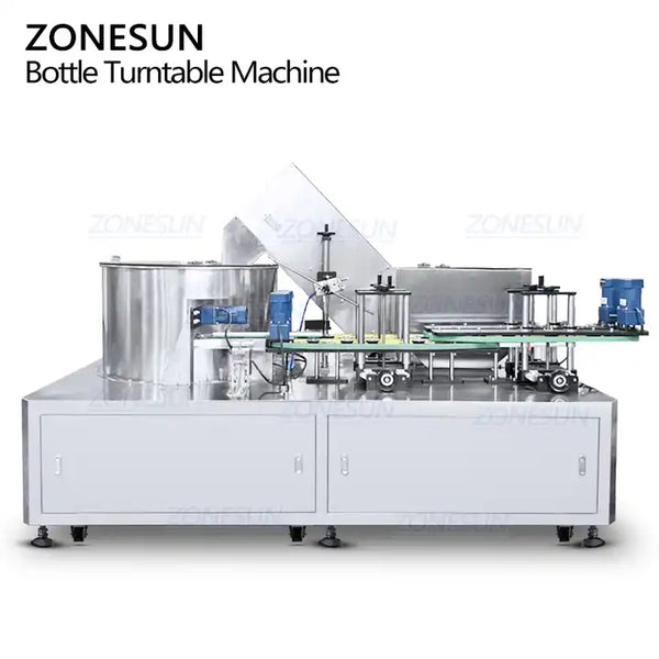 ZONESUN ZS-LP250 Full Automatic Round Square Bottle Sorting Turntable Unscrambler Machine
