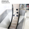ZONESUN ZS-XG05 Automatic Servo Motor Round Jam Capping Machine with Cap Elevator