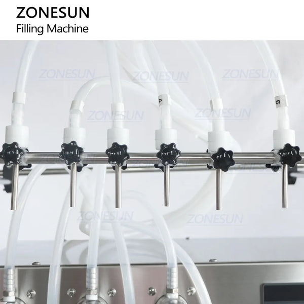 ZONESUN ZS-MPZ6 Semi Automatic Magnetic Pump Liquid Filling Machine