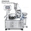 ZONESUN ZS-AFC23 Automatic Piston Pump Liquid Paste Filling Capping Machine