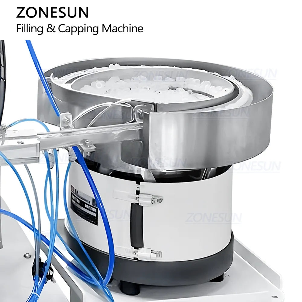 ZONESUN ZS-AFC23 Automatic Piston Pump Liquid Paste Filling Capping Machine