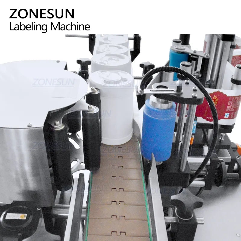 ZONESUN ZS-TB700 Automatic Round Bottle High Speed Labeling Machine