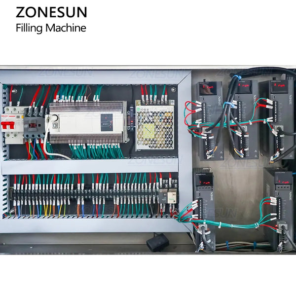 ZONESUN ZS-VTGF2 Automatic Servo Double Nozzles Gear Pump Viscous Liquid Tracking Filling Machine