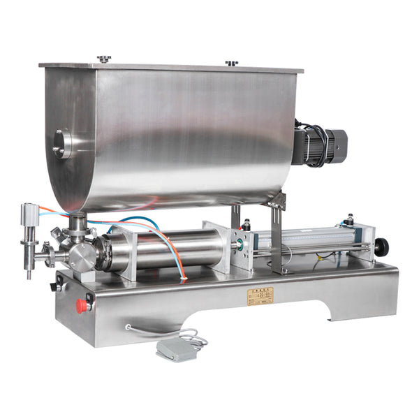 ZONESUN Máquina de enchimento de pasta pneumática com misturador