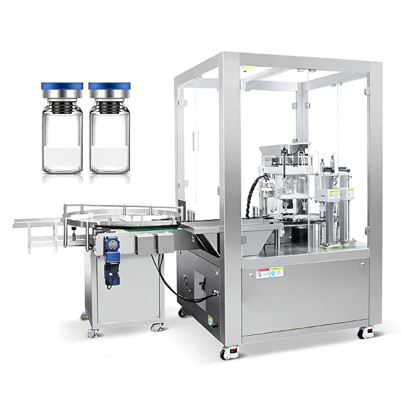 ZONESUN ZS-AFC24B Automatic Vial Powder Auger Filling Capping Machine