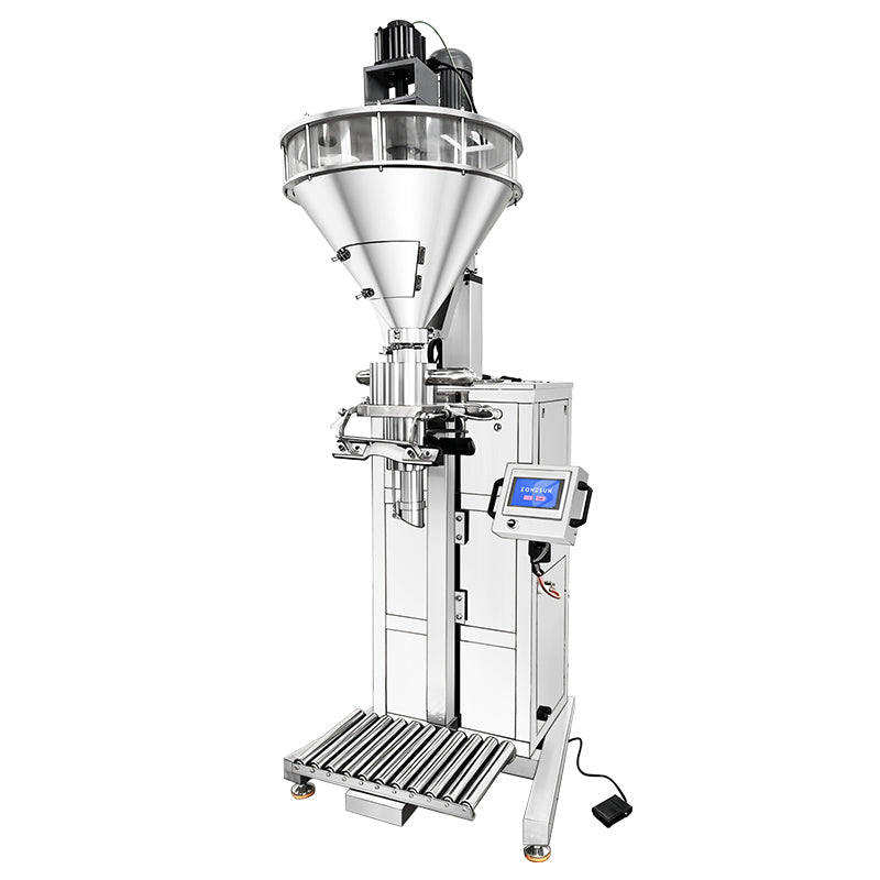 ZONESUN ZS-FM60 Semi Automatic Powder Filling Machine  Weighing & Dust-Free Auger Filling System