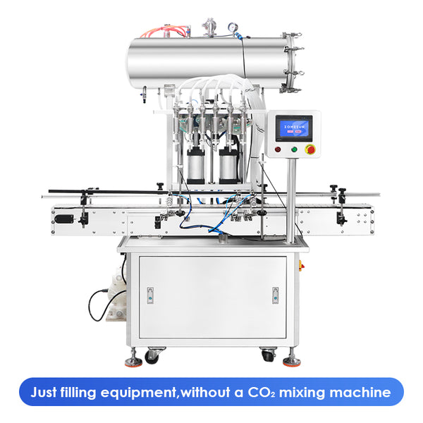ZONESUN ZS-ACF6 Automatic Isobaric Vacuum Beer Carbonated drinks Filling Machine