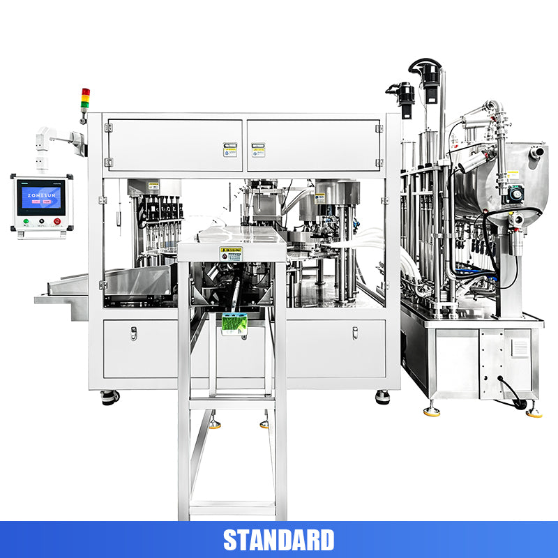 CIP spout pouch filling machine