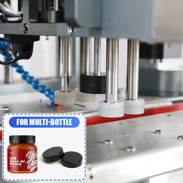 ZONESUN ZS-XG05 Servo Spindle Capping Machine for Twist-Off Jar Caps