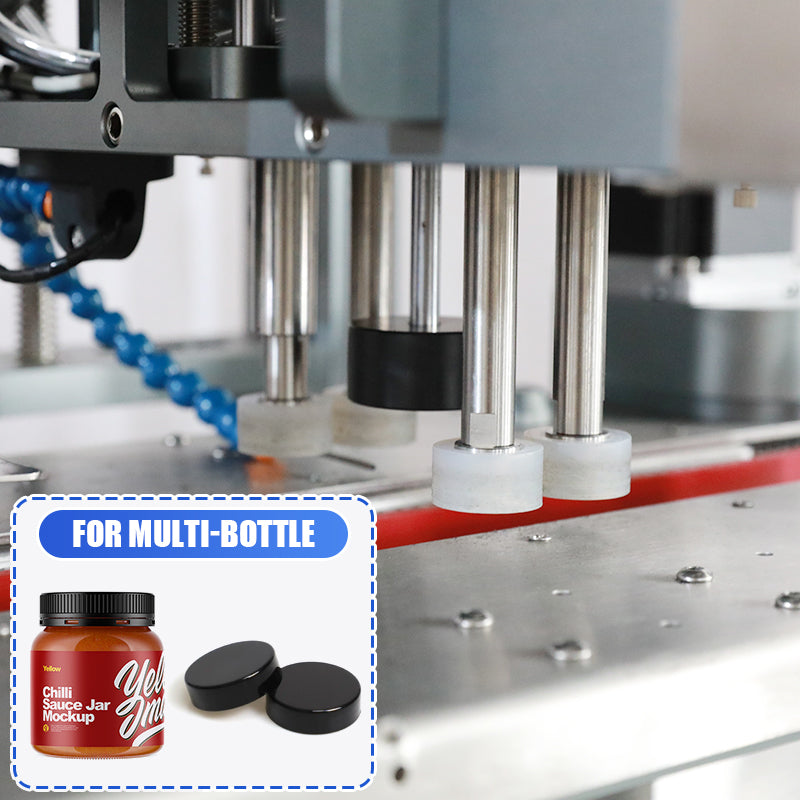 ZONESUN ZS-XG05 Servo Spindle Capping Machine for Twist-Off Jar Caps