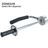ZONESUN 30-50cm Height Adjustable Stretch Film Wrapping Machine Handheld Dispenser Stainless Steel Pallet Packing Tool