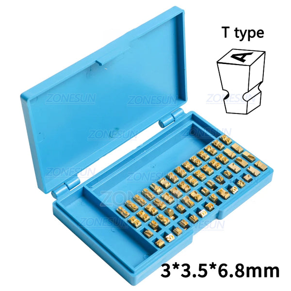 ZONESUN MY380 Alphabet Letter Fonts - T Type / 3*3.5*6.8mm