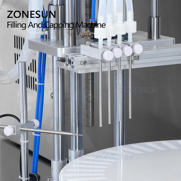 ZONESUN ZS-AFC6 Rotary Automatic Pocket Perfume Press Monoblock Filling Capping Machine